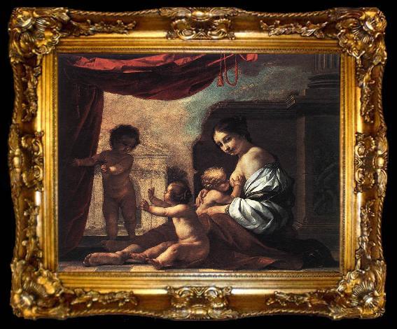 framed  BLANCHARD, Jacques Allegory of Charity, ta009-2